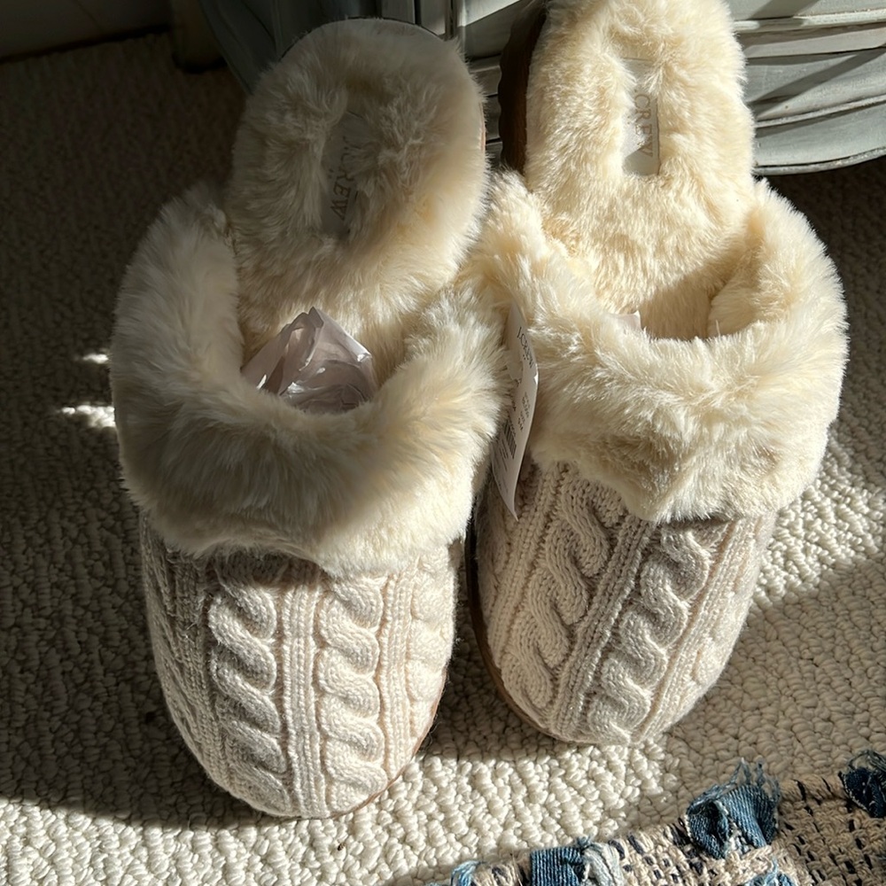 Faux Fur knit Slippers